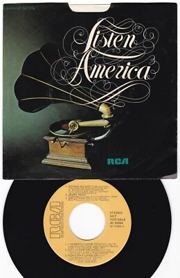 Listen America - 6 Track 45 RPM EP 1975 Dolly Parton / Charlie Pride /Jerry Reed - Image 1 of 4