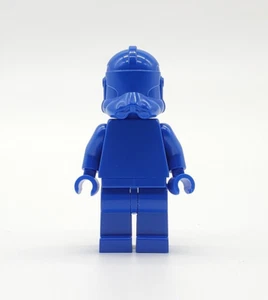 LEGO Star Wars Blue Prototype Phase 2 Clone Trooper Minifigure Monochrome Error - Picture 1 of 3