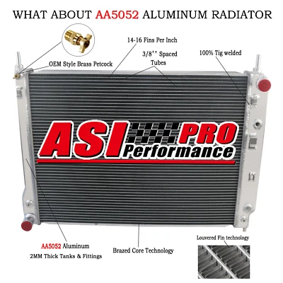 Radiador de 3 filas apto para Chevrolet Captiva Sport 2008-2015 2008-2010 Saturn Vue PRO Foto 1 de 4