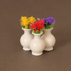 1/12 Dollhouse Mini Flower Vase Dollhouse Simulated Flowers Home Decoration
