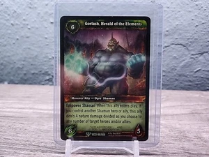 World of Warcraft TCG Gorlash, Herald of the Elements #137/202 Tomb of Forgotten - Picture 1 of 2
