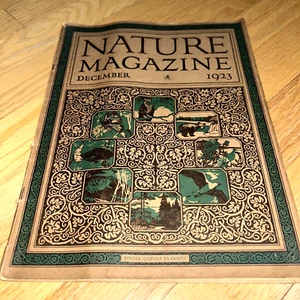 Dec 1923 NATURE Magazine -Timber Wolves / Salmon / Trees / Jim Crow / Xmas Tree - Picture 1 of 19