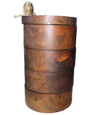 Estufa de almacenamiento de hierbas de cocina torre de especias de madera maciza Pottery Barn Alfresco Foto 1 de 4