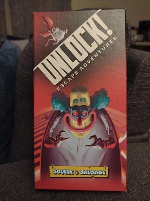 UNLOCK! Squeek & Sausage Card Game  Escape Room Strategy Game-Great Condition  - Image 1 of 2