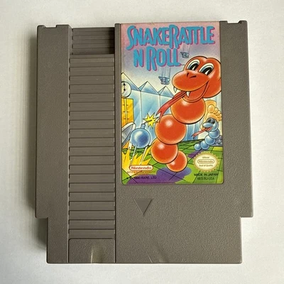 Snake Rattle 'n' Roll (Nintendo Entertainment System, 1991) NES Cartridge Only - Image 1 of 4