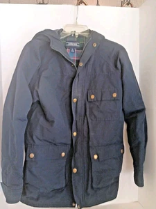 Columbia Youth SZ L 14-16 Hooded Jacket Navy Fall Winter - Picture 1 of 7