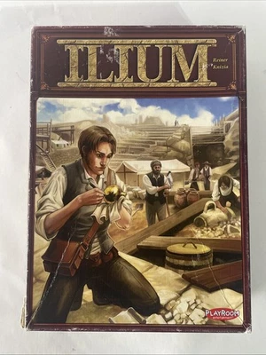 Jogo de tabuleiro educacional Reiner Knizia Ilium Archaeology - 2008 sala de jogos - Imagem 1 de 4