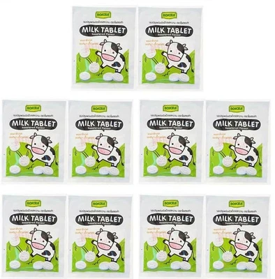 10 x COMPRIMIDOS DE LECHE ROSCELA SABOR ENDULZADO NIÑO LECHE SALUDABLE CARAMELO DELICIOSO 15G Foto 1 de 3