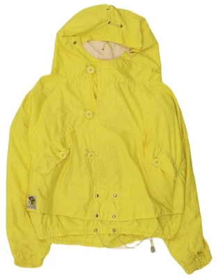 Chaqueta de lluvia con capucha de gran tamaño para mujer JET SET Reino Unido 20 2XL amarillo nailon ND03 Foto 1 de 3