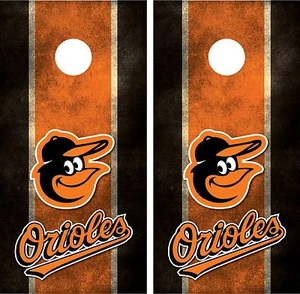 Baltimore Orioles Cornhole Board Decal Wrap Wraps - Bild 1 von 3