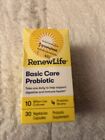 Renew Life Basic Care Probiotic Supplement 30 Veg Capsules Exp 07/2024
