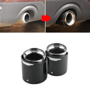 1pc for Mini Cooper F54-F55 LGL Carbon Fiber Steel Exhaust Pipe Tail Muffler Tip - Imagen 1 de 9