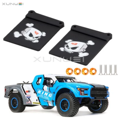 RC 1/10 Team Losi Baja Rey XXX-SCT TEN-SCTE Desert Truck Rear Fender Mud Flaps - Image 1 of 4