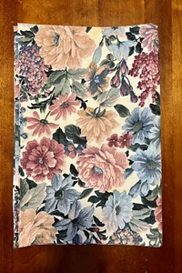 Burlington Floral Flower Valance Chic Cabin Country Cottage 15.5" X 83" VTG USA - Picture 1 of 10