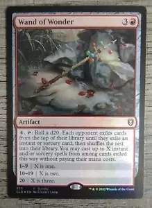 MTG ~ Wand of Wonder ~ Promo Foil ~ Battle for Baldur's Gate #935 ~ inglese ~ quasi nuovo - Foto 1 di 4