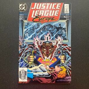 Justice League Europe #9 (Dec 1989) • Superman • Power Girl • Batman • Kilowog •