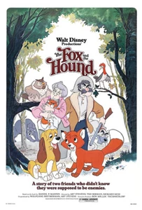 The Fox and the Hound - 1981 - Disney - póster de película - lanzamiento en EE. UU. - Imagen 1 de 5