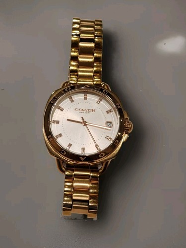 Orologio da polso Donna Coach Colore Rosa Oro Acciaio Inox 34mm