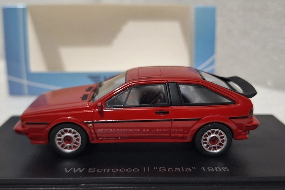 VW Volkswagen Scirocco II Coupe 16V 1986 Red 1:43 Neo NEO43042 EXTREMELY RARE!! - Image 1 of 4