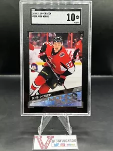 20/21 UD Series 1 - JOSH NORRIS YOUNG GUNS #209 SGC 10 Gem Ottawa Senators - Picture 1 of 4