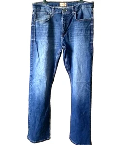 Wrangler 20X Jeans Mens 38x33 Blue Denim #42 Vintage Boot Cut Slim Fit  - Picture 1 of 6