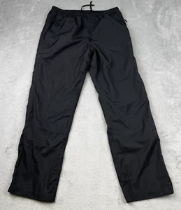 ASICS Waterproof Joggers Men's Large Black Lightweight Sweatpants Running 34x31 - Picture 1 of 14