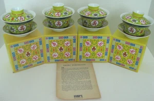 Vintage japanische Reisschalen - Tatung - Gumps - Imari - Porzellan - 4 Sets Neu im Karton - Bild 1 von 9