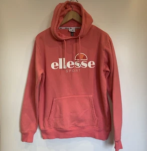 Sudadera con Capucha Ellesse Para Mujer Talla 10 Reino Unido Rosa Suéter Pullover Deletrear Logo - Imagen 1 de 12