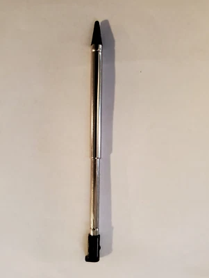 PDA Adjustable/Retractable  Stainless Stylus Ball Pen Universal OEM 4 Inches - Image 1 of 4