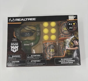 Realtree Fionda Giocattolo con 6 Palline di Schiuma e 3 Lattine di Plastica - Nuovo - Foto 1 di 4