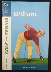 1960 Wilson Gateway to Golf & Tennis Athletic Equipment Catalog Sam Snead 193495 - Picture 1 of 5