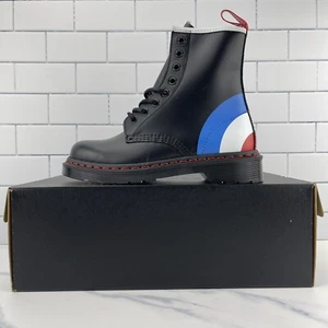 Botas Dr. Martens para mujer talla 6 The Who negras cuero liso para hombre 5 las originales - Imagen 1 de 12