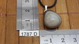Pendentif AGATE + cordon reglable mineraux pierre roulée reiki esoterisme - Picture 1 of 1