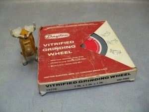 Dayton vitrified grinding wheel 1A778 7" x 1" x 1 100 fine - Picture 1 of 9