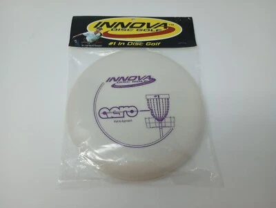 Innova - Aero - Putt & Approach 171g White Golf Disc Purple Foil w/Manual PDGA  - Image 1 of 4