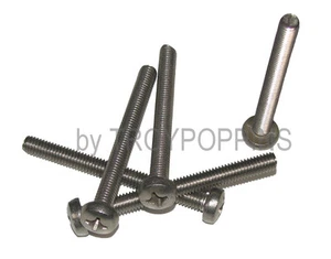 5PK-SS M6-1.0 X 60MM PPH PPH PHILLIPS PAN CABEZAL MÁQUINA TORNILLOS MÉTRICO ACERO INOXIDABLE - Imagen 1 de 1