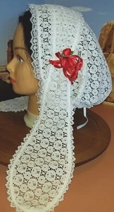 White Lace Day Caps 1860's Civil War Era Style Cap (Hat) 3 Styles - Picture 1 of 49
