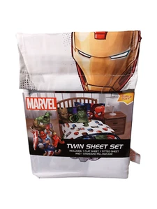 Juego de sábanas dobles personajes Marvel Capitán América Hulk Groot más muchas más - Imagen 1 de 5