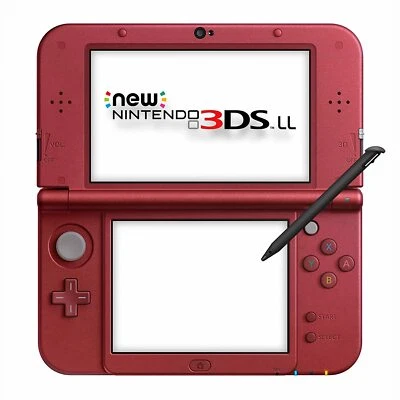 New Nintendo 3DS LL Metallic Red Region Japan - Image 1 of 4