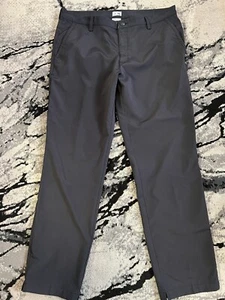Pantalones Adidas para Hombre 36x32 Negro Chino Golf Rendimiento Poliéster Transpirables - Imagen 1 de 5