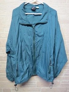 Chaqueta cortavientos MacGregor vintage para hombre talla XL verde azulado azul nailon - Imagen 1 de 9