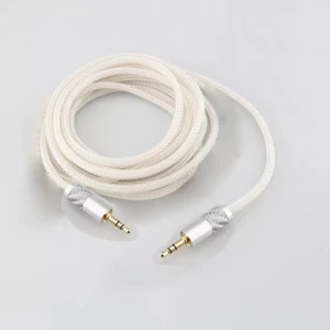 5m pure silver 16 core headphone cable 3.5mm to 3.5mm / shipping cost - Picture 1 of 2