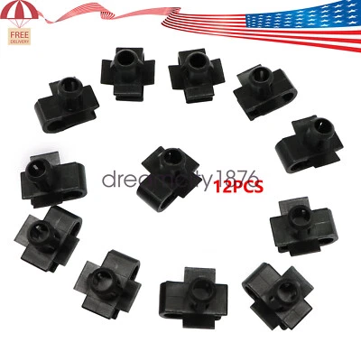 12* Clip de sujeción parachoques rejilla malla para Mercedes AMG 0029885181 W203 W211 W215 Foto 1 de 4