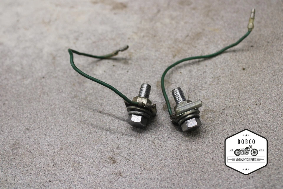 Honda CL125S Scrambler 1974 soportes de faros tierra K15-4816, PU Foto 1 de 4