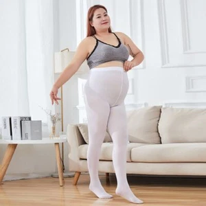Breathable Stretchy Tights - Women Velvet Tight Ballet Dance Pantyhose Plus Size - Picture 1 of 17