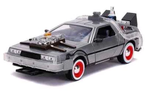 DeLorean Ritorno Al Futuro III Con Luci, Jada Toys 1/24 - Foto 1 di 6