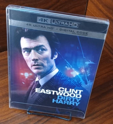 Dirty Harry 1971 (4K)-SLIPCOVER w/PROTECTIVE SLEEVE-NEW (Sealed)-Free Box S&H - Image 1 of 4