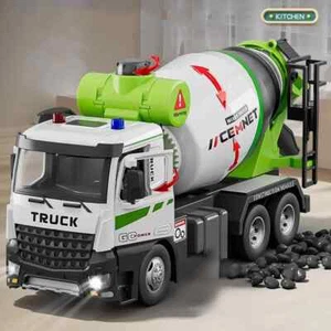 1:24 Alloy Electric Mixer Truck Toy Model - Photo 1/10