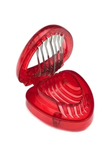 Strawberry Slicer with 7 Blades Fruit Berry Grape Cutter Unique Kitchen Gadget - Picture 1 of 4