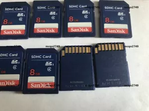 10PCS SANDISK SD 8GB CARD memory card - Picture 1 of 2